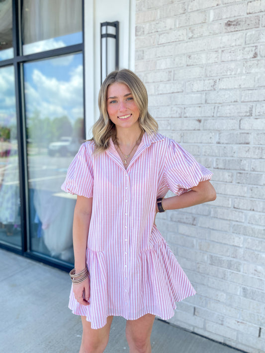 Stella Striped Dress