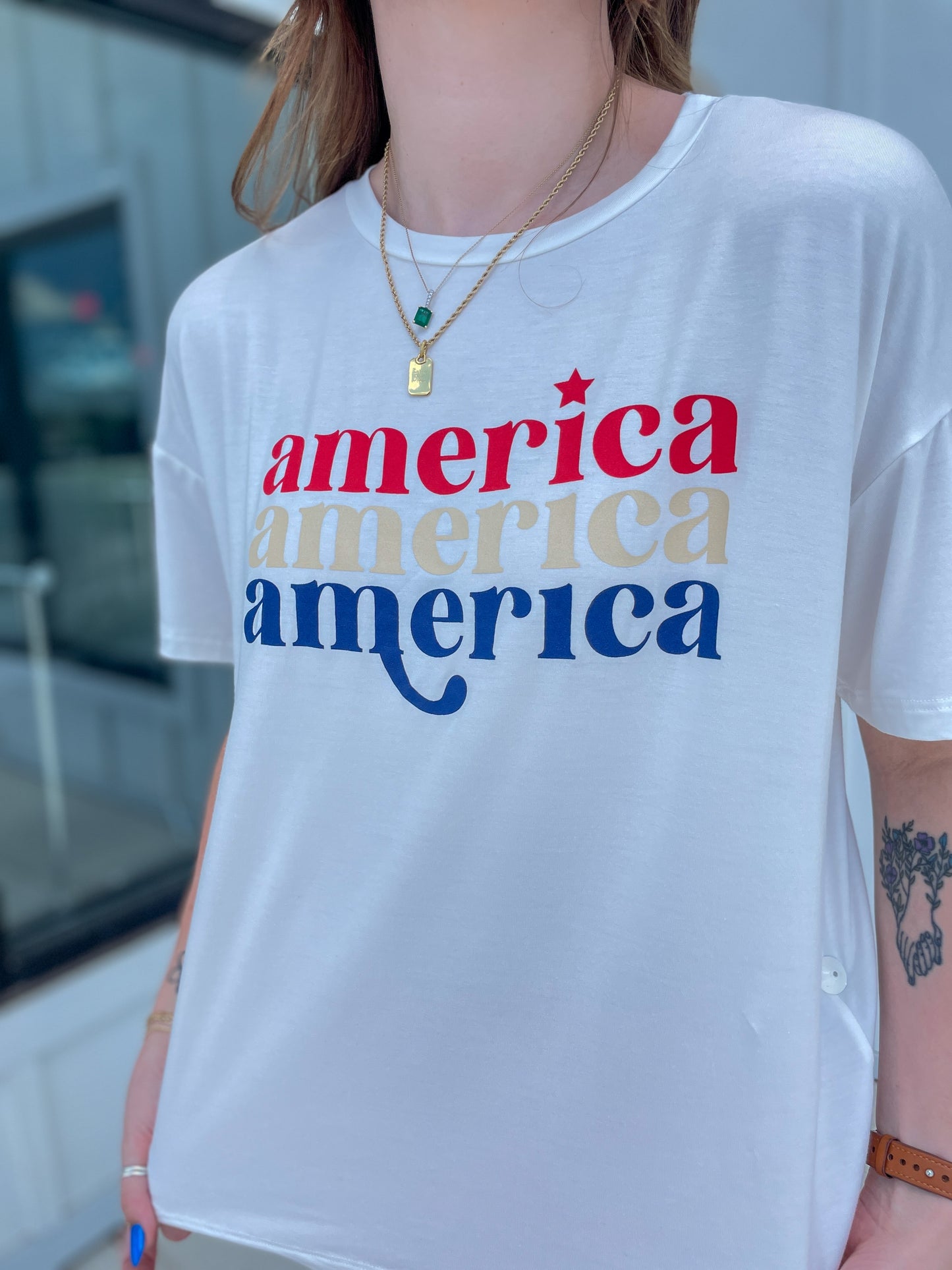 America Buttery Soft Tee