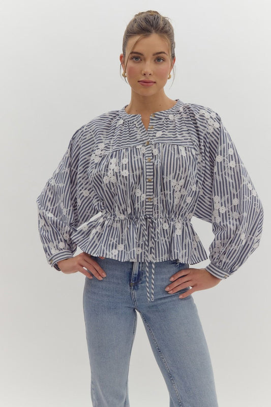 Everleigh Embroidered Blouse