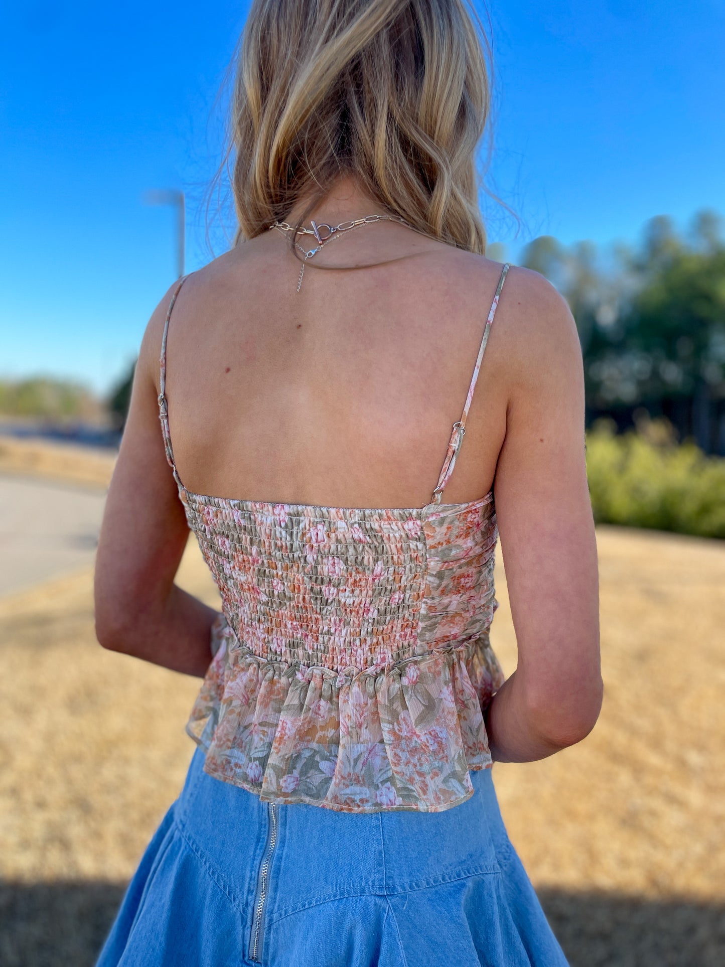 Bobbi Floral Crop Top