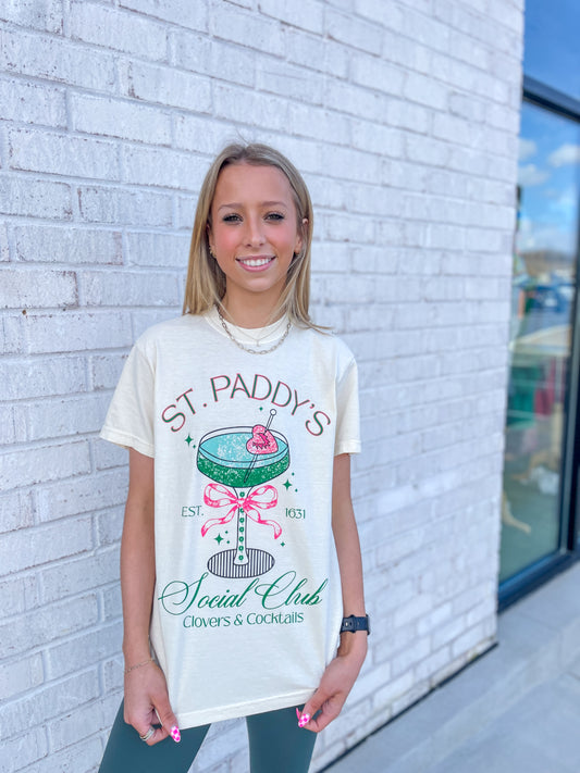 Clovers & Cocktails Tee