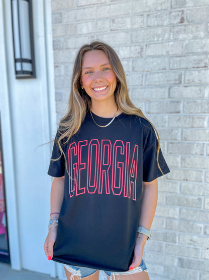 Georgia Oversized Graphic Tee