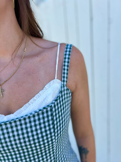 Shelby Gingham Mini Dress